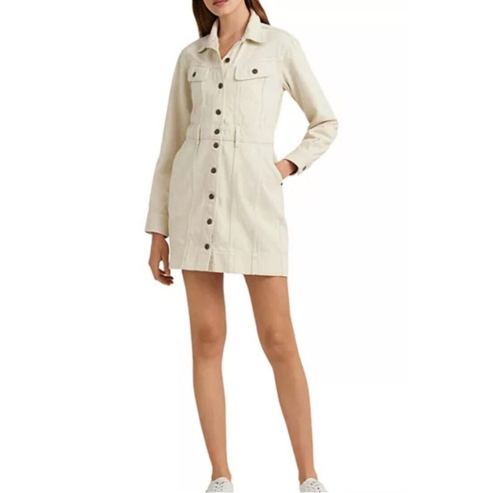 Lauren Ralph Lauren Cream Utility Jacket Size 4